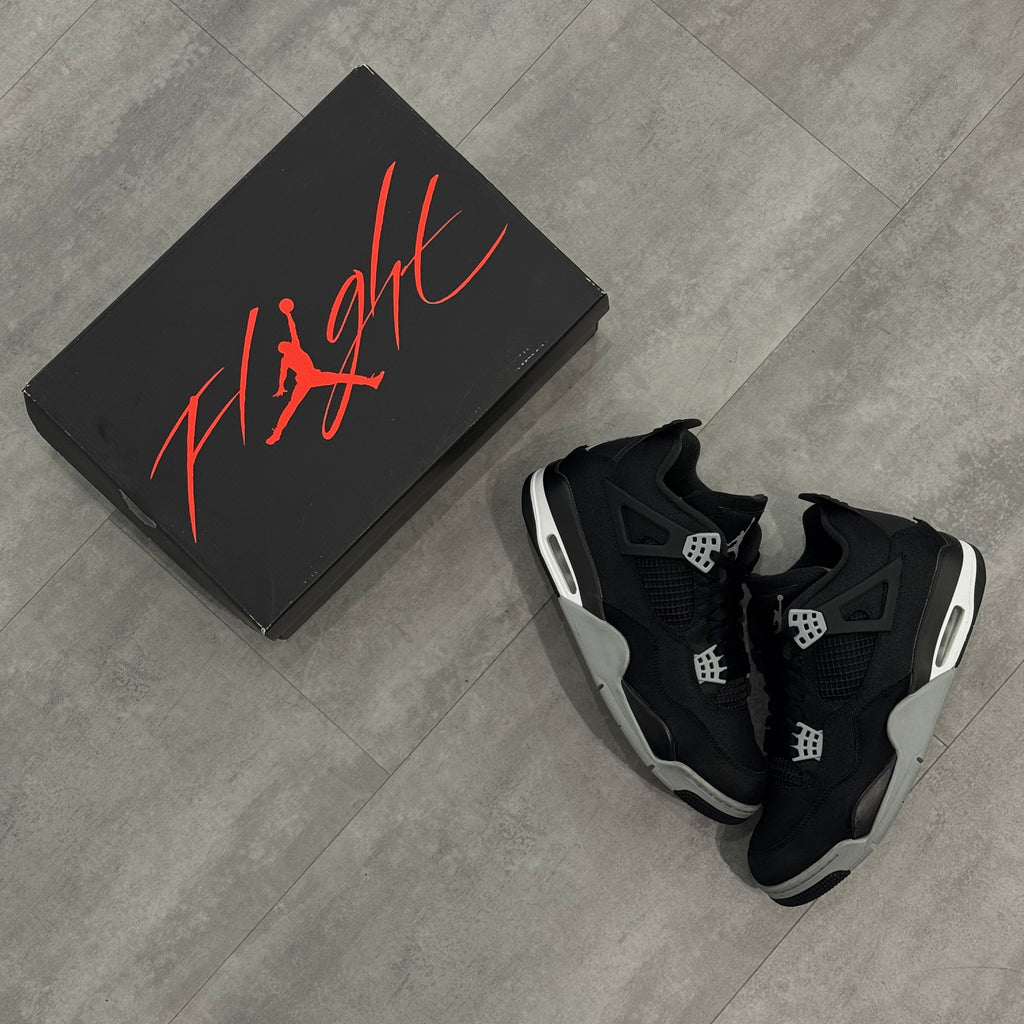 Air Jordan 4 Black Canvas (45) - Usado