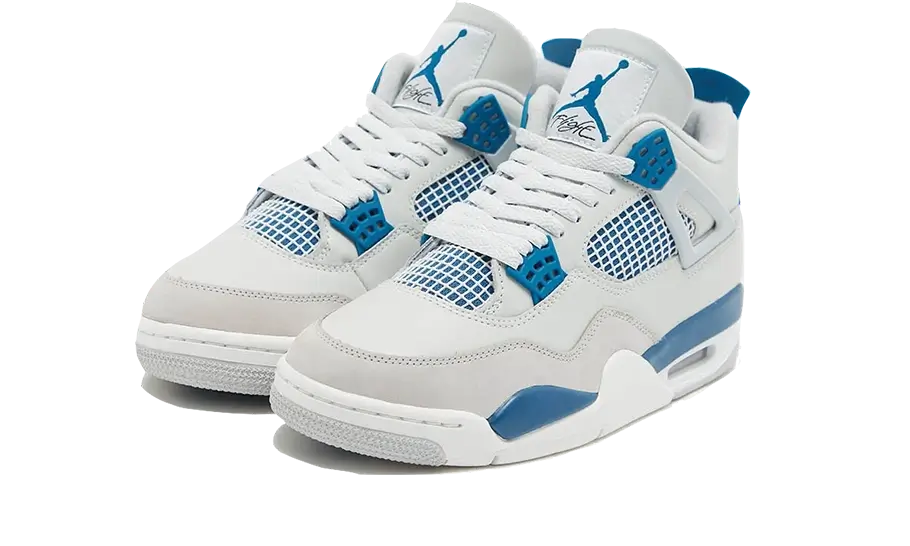 Air Jordan 4 Retro Military Blue - SKU:HF4281-141 / FV5029-141 frotml