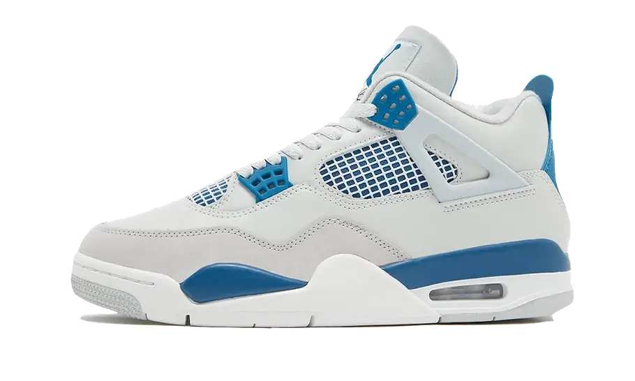 Air Jordan 4 Retro Military Blue - SKU:HF4281-141 / FV5029-141 - lateral