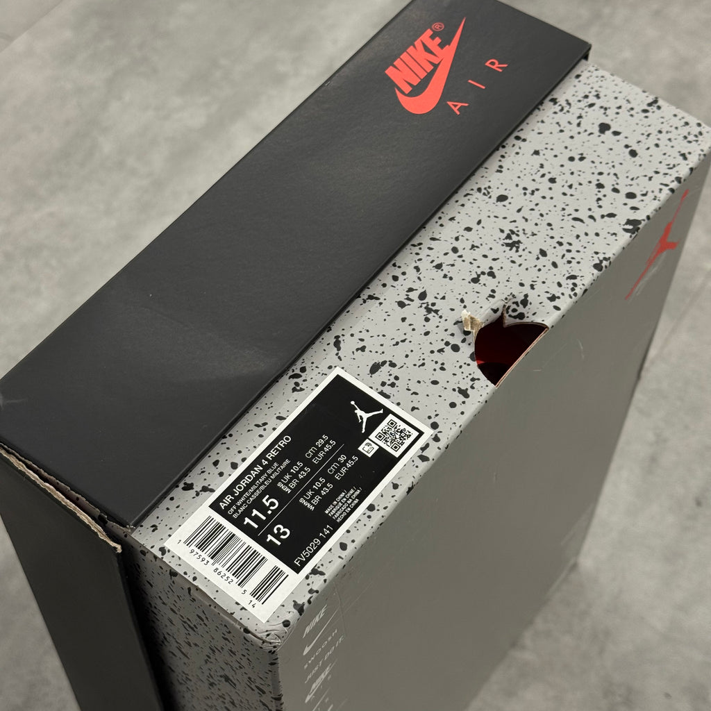 Air Jordan 4 Retro Military Blue (45.5) - Usado