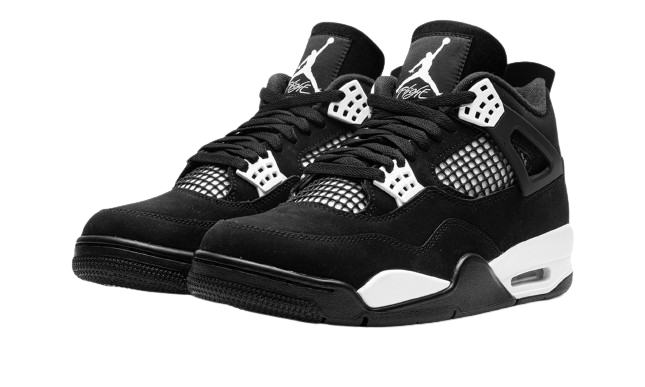 Air Jordan 4 Retro White Thunder - SKU: FQ8213-001 / FQ8138-001 frontal