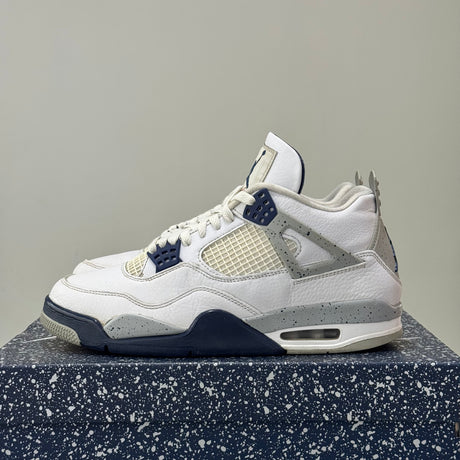 Air Jordan 4 White Midnight Navy (43) - Usado | sneakers usados na CollectKicks