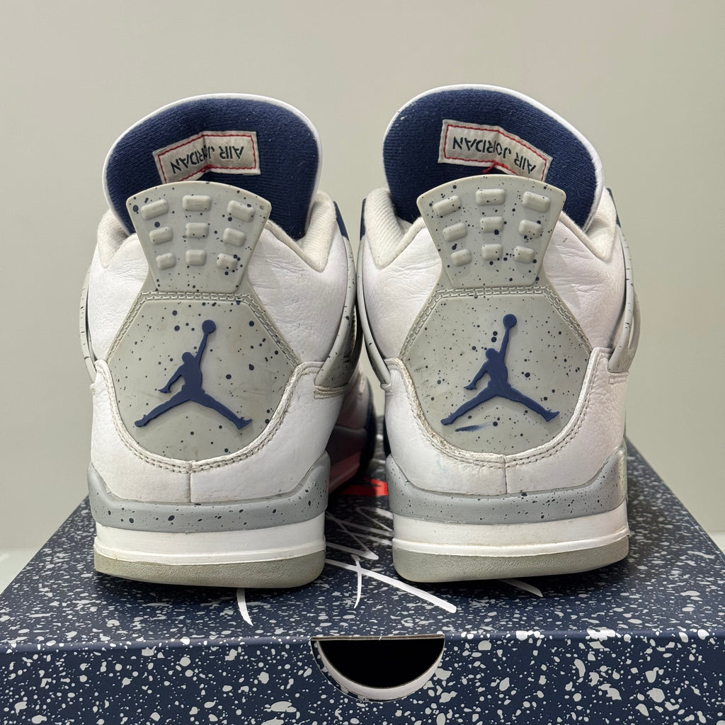 Air Jordan 4 White Midnight Navy (43) - Usado | sneakers usados na CollectKicks