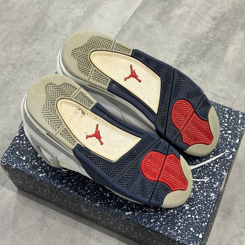 Air Jordan 4 White Midnight Navy (43) - Usado | sneakers usados na CollectKicks