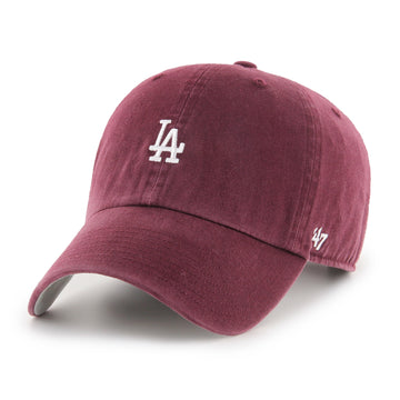 '47 Clean Up Adjustable 'Dark Maroon' - Los Angeles Dodgers frontal