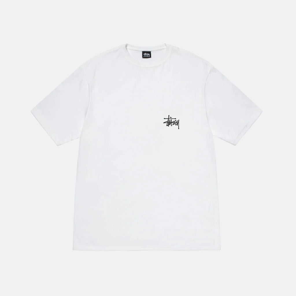 Stüssy Basic Tee White frontal