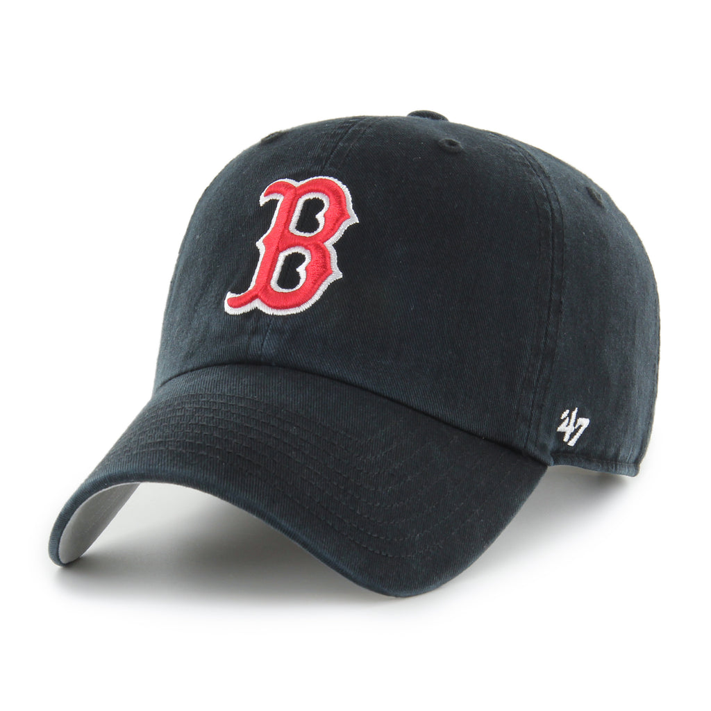 '47 Clean Up Adjustable 'Black' - Boston Red Sox frontal