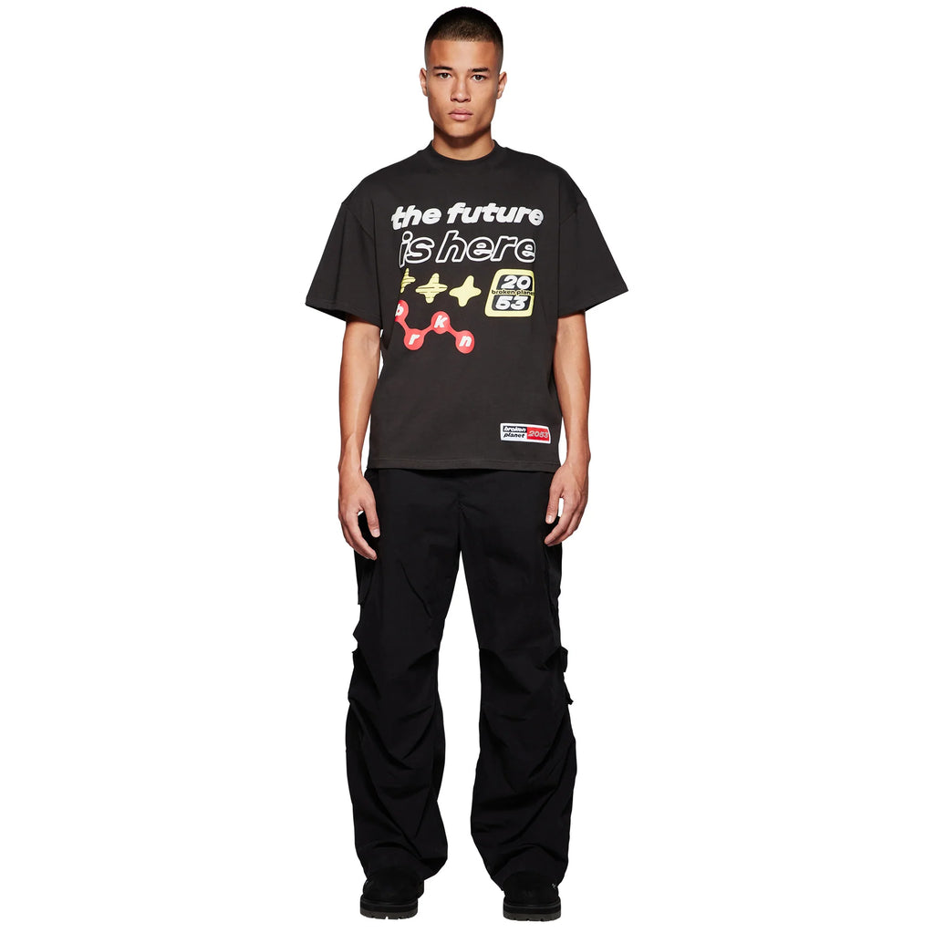 Broken Planet The Future Is Here T-shirt "Soot Black"