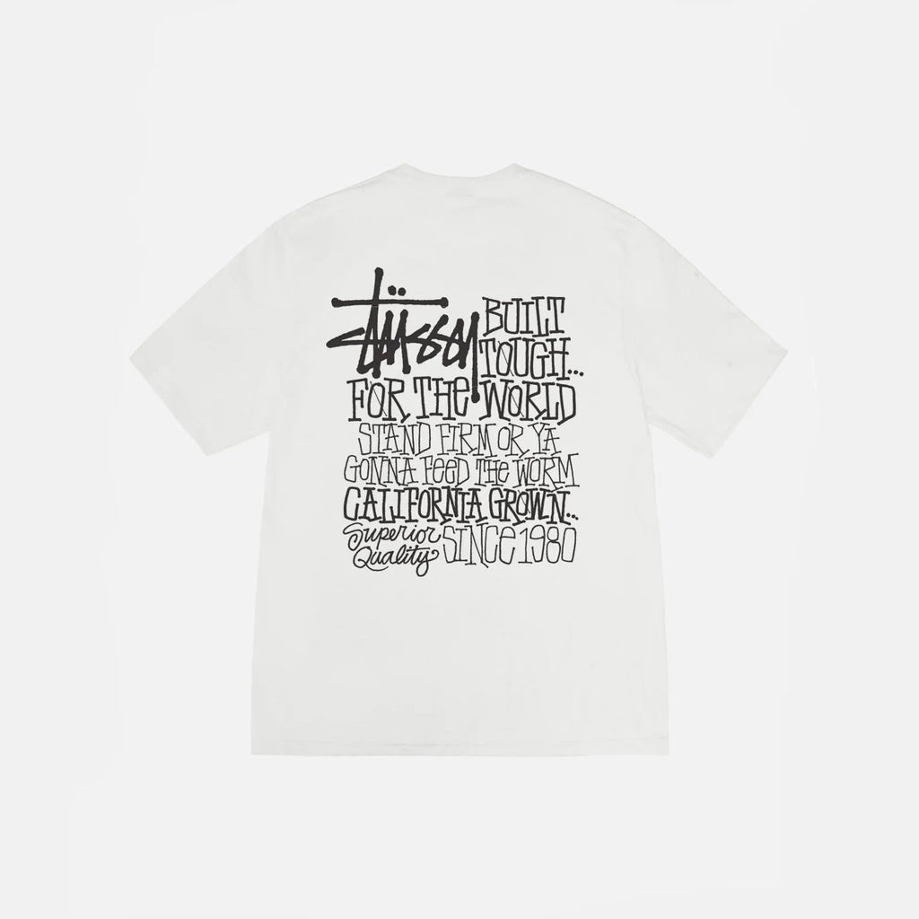 Stüssy California Grown Tee Pigment Dyed 'Natural' - Back