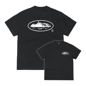 Corteiz OG Island Tee Black/White