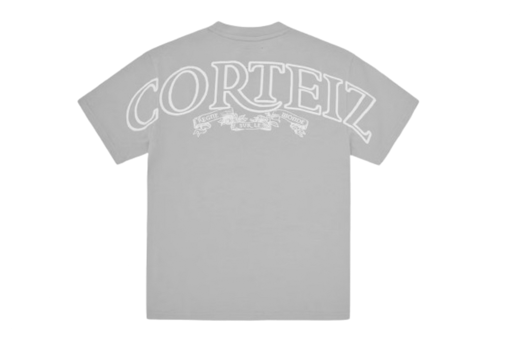 Corteiz Royale Heavyweight Tee Grey - back