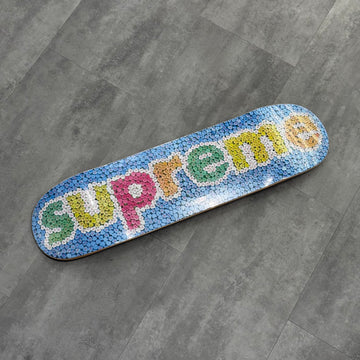 Supreme Candy Hearts Skateboard Deck Blue SS23