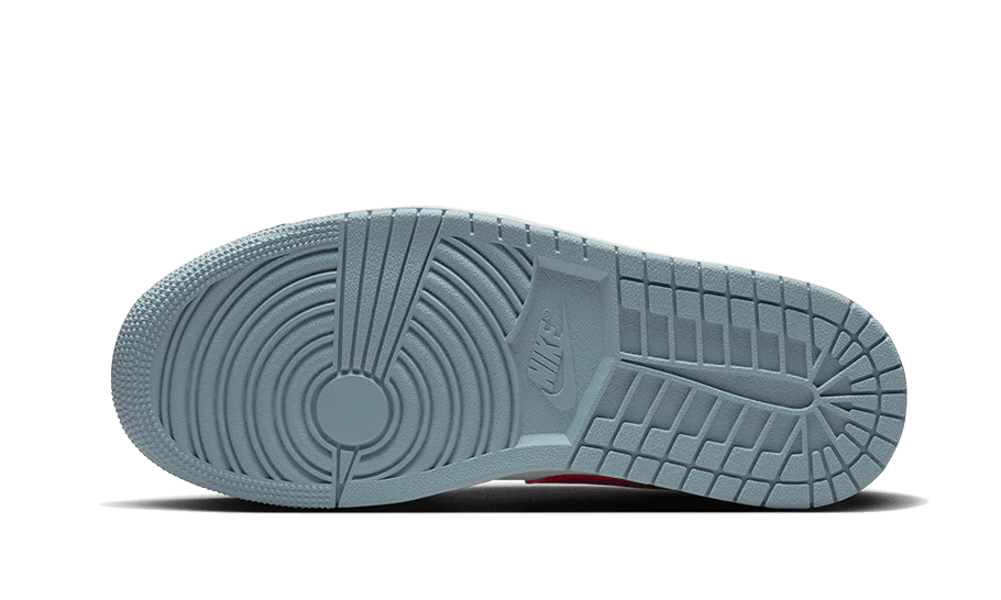 Air Jordan 1 Low Blue Whisper Dune Red sole
