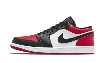 Air Jordan 1 Low Bred Toe lateral image