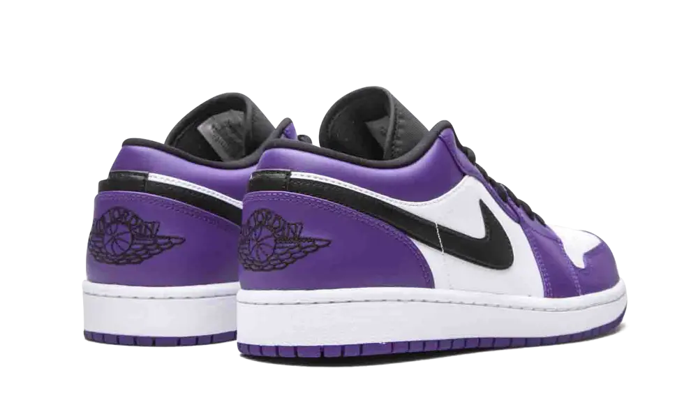 Air Jordan 1 Low Court Purple White back image
