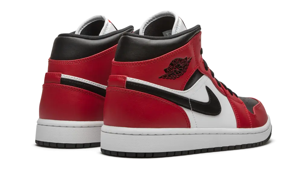 Air Jordan 1 Mid Chicago Black Toe back image