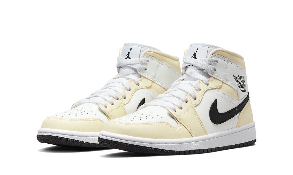 Air Jordan 1 Mid Coconut Milk  frontal  image