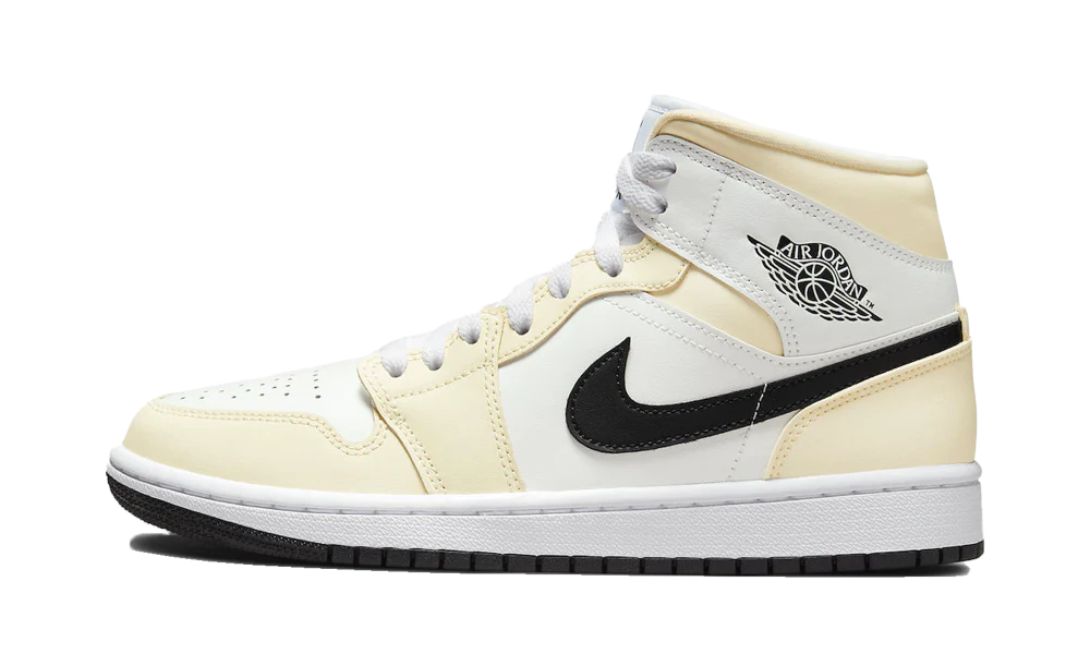 Air Jordan 1 Mid Coconut Milk  lateral image