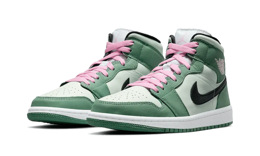 Air Jordan 1 Mid Dutch Green frontal image