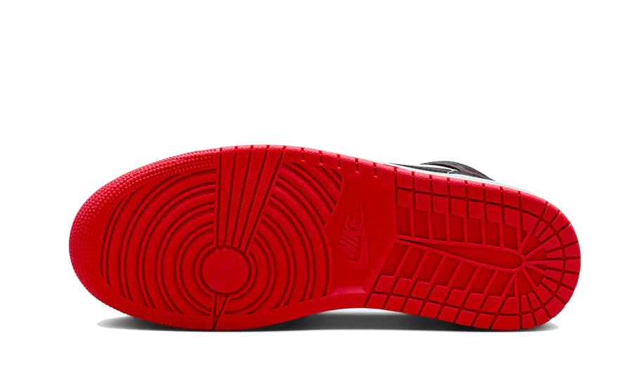 Air Jordan 1 Mid Gym Red Black Toe sole image