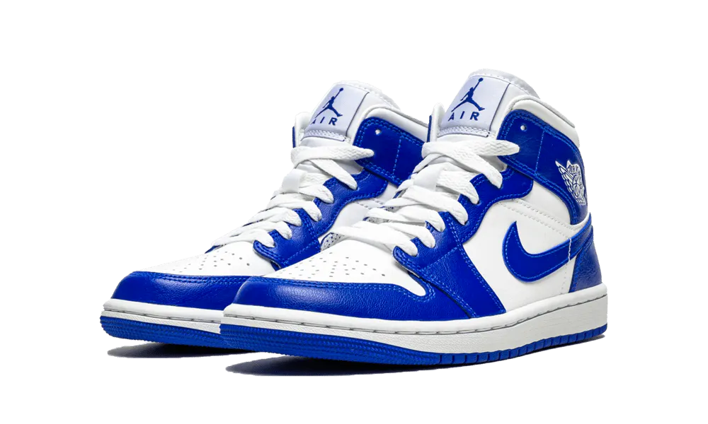 Air Jordan 1 Mid Kentucky Blue frontal image