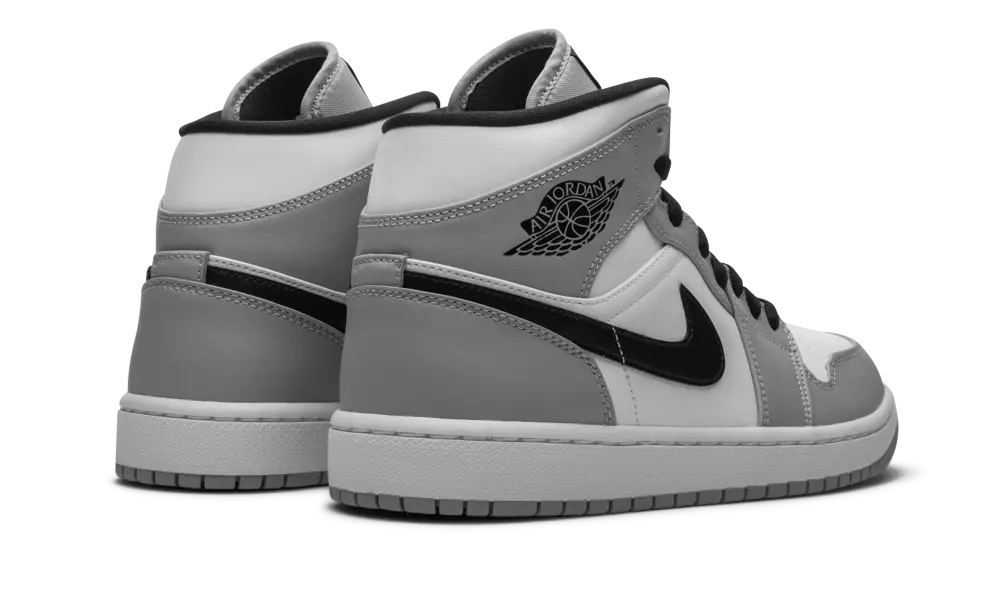 Air Jordan 1 Mid Light Smoke Grey back image