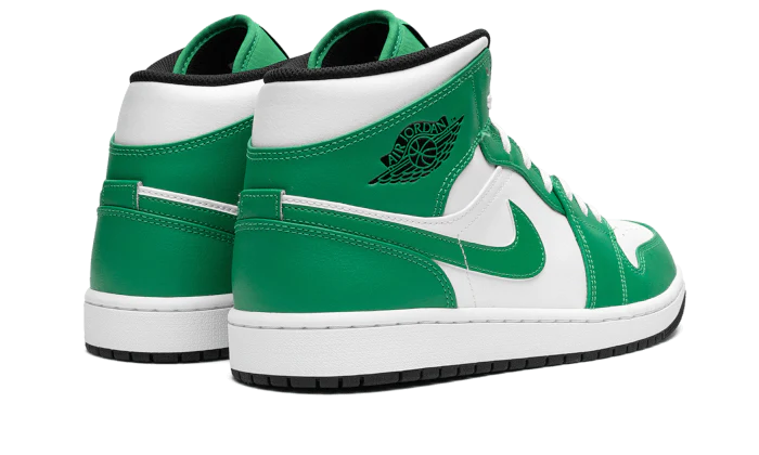 Air Jordan 1 Mid Lucky Green back image