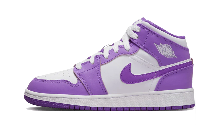 Air Jordan 1 Mid Purple Venom lateral image