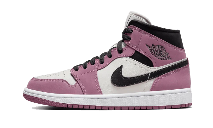 Air Jordan 1 Mid SE Light Mulberry lateral image