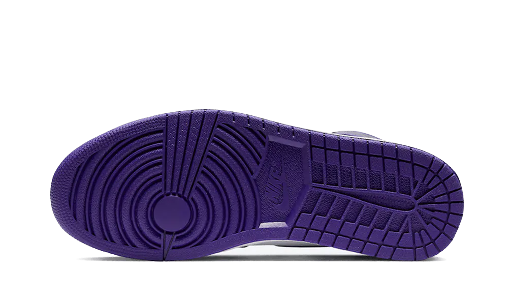  Air Jordan 1 Retro High Court Purple White sole