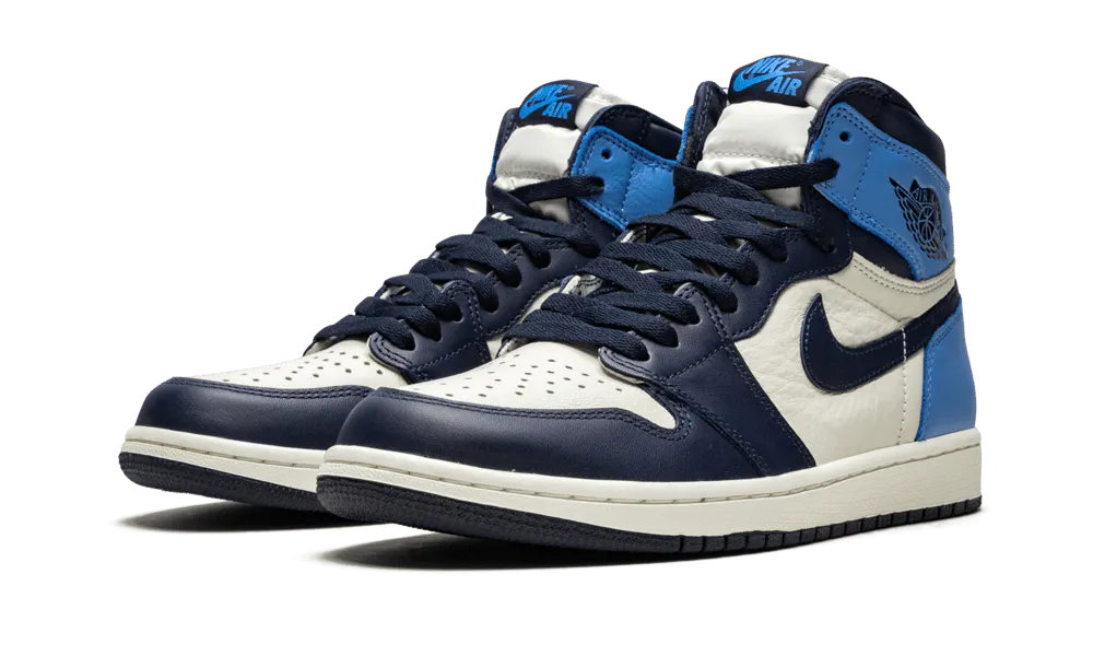 Air Jordan 1 Retro High Obsidian frontal image