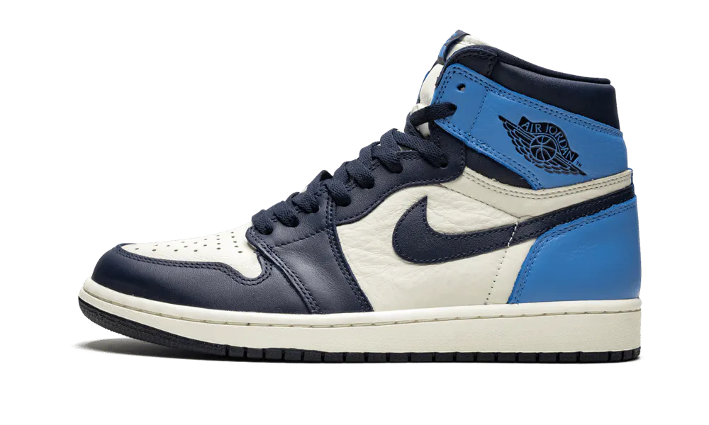 Air Jordan 1 Retro High Obsidian lateral