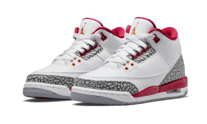 Air Jordan 3 Retro Cardinal Red frontal