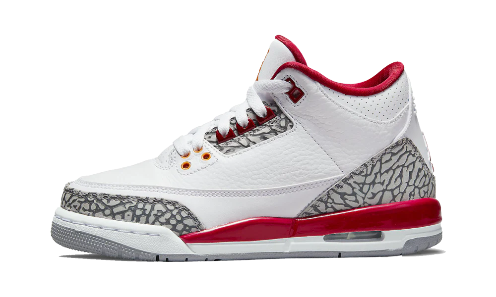 Air Jordan 3 Retro Cardinal Red lateral