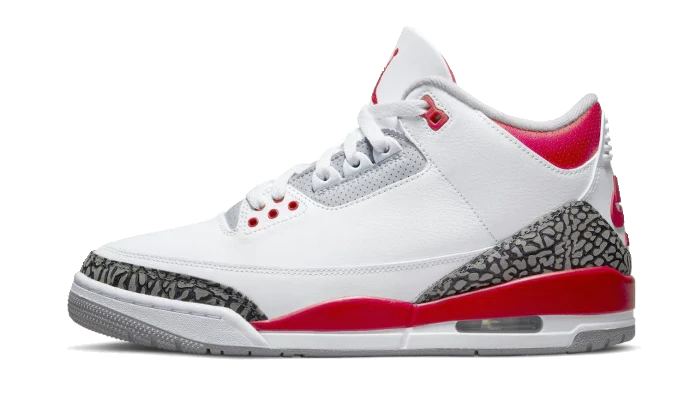 AIr Jordan 3 Retro Fire Red lateral image