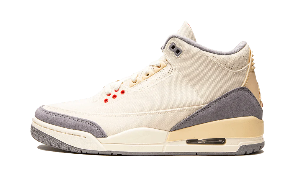 Air Jordan 3 Retro Muslin lateral