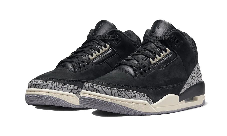 Air Jordan 3 Retro Off Noir frontal