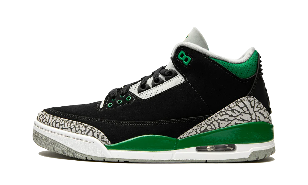 Air Jordan 3 Retro Pine Green lateral