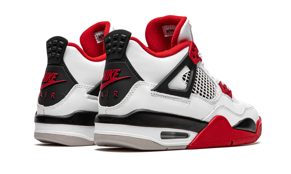 Air Jordan 4 Retro Fire Red back
