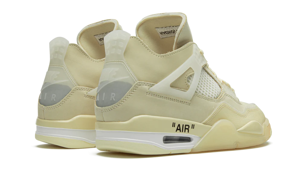 Air Jordan 4 Retro Off-White Sail back