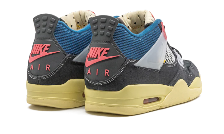 Air Jordan 4 Retro Union Off Noir back