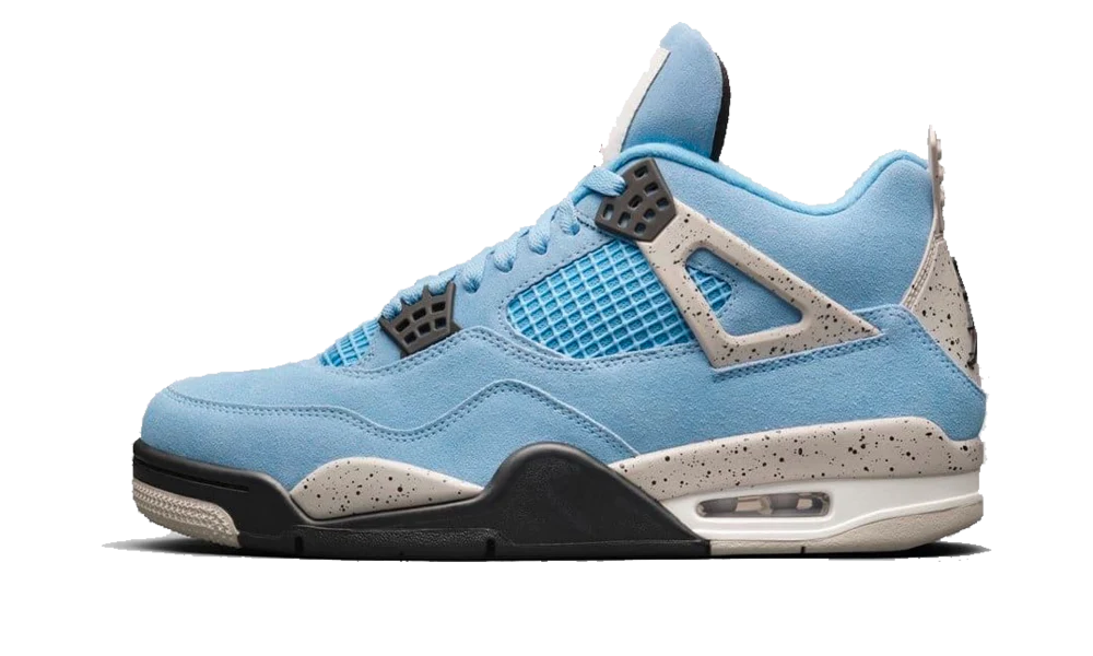 Air Jordan 4 Retro University Blue lateral