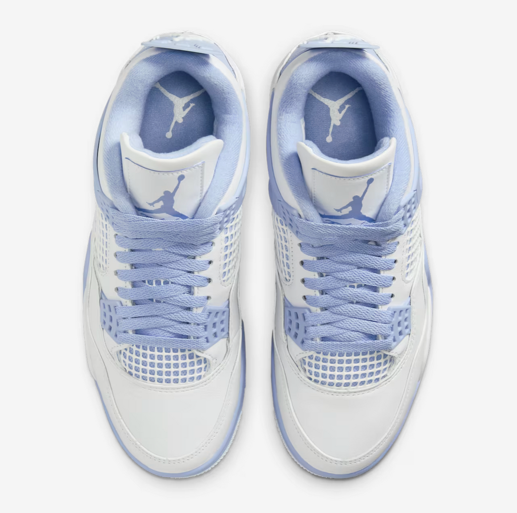 Air Jordan 4 Retro Aluminium / Forget Me Not lateral - SKU: HV0823-10