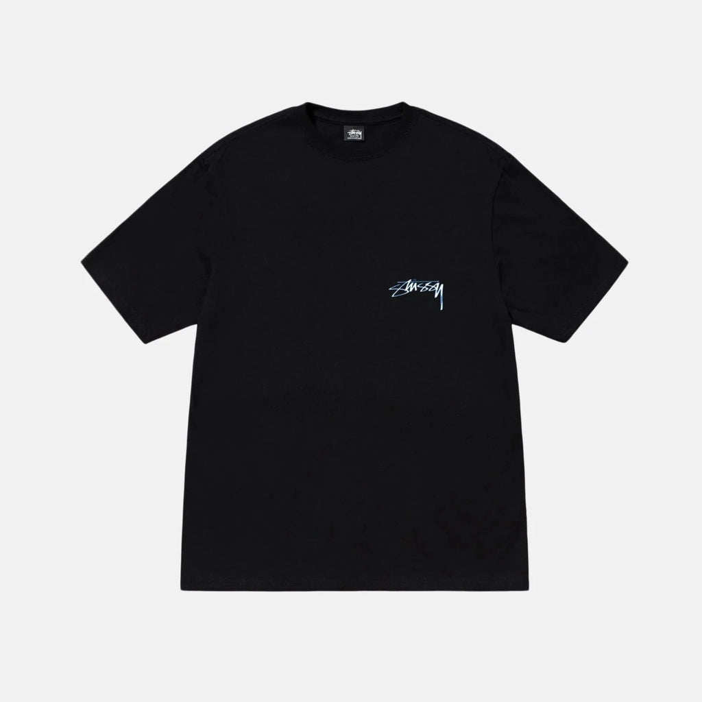 Stüssy Night Lights Black Tee frontal