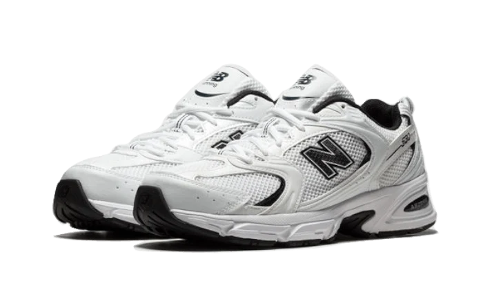 New Balance 530 White Black Details frontal