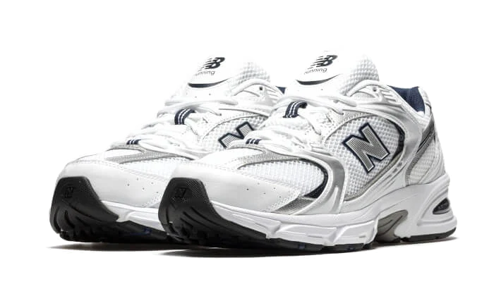 New Balance 530 White Silver Navy frontal