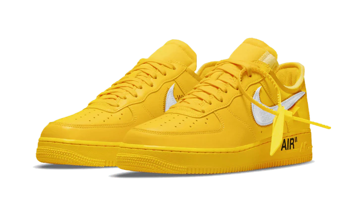 Nike Air Force 1 Low Off-White ICA University Gold - SKU: DD1876-700