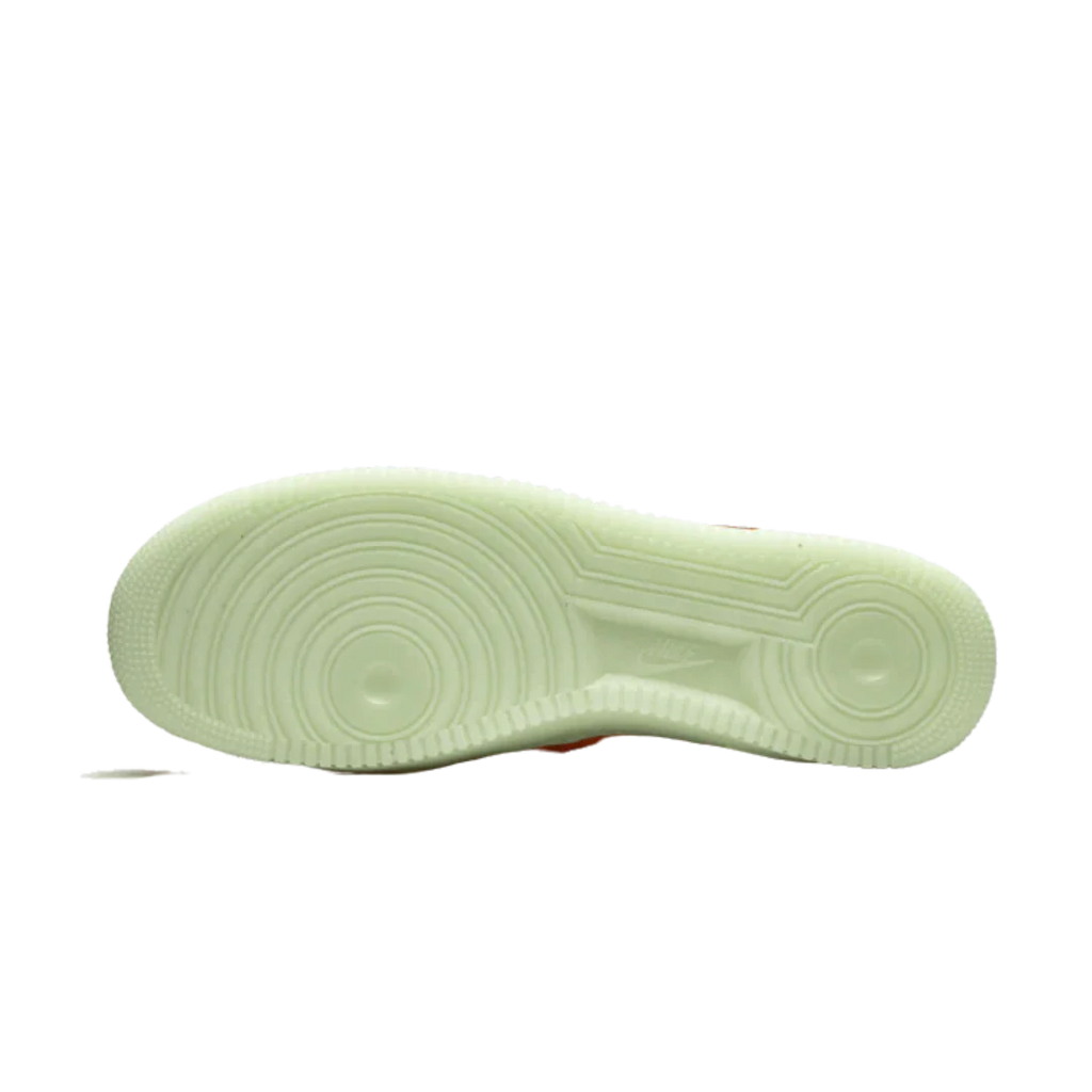 Nike Air Force 1 Low Orange Skeleton Halloween sole