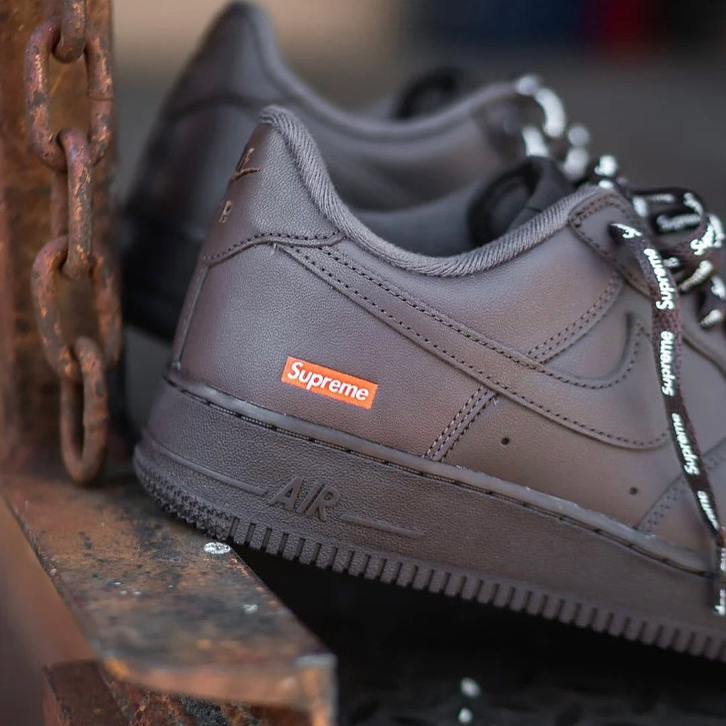 Nike Air Force 1 Low Supreme Baroque Brown - SKU: CU9225-200