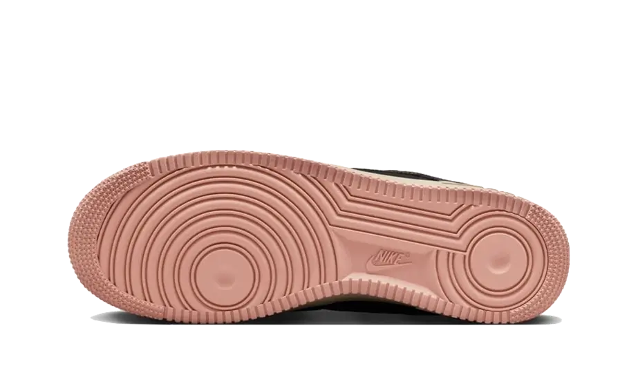 Nike Air Force 1 Low '07 LX Black Red Stardust sole